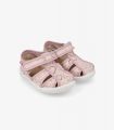 Sandalia lona velcro amore